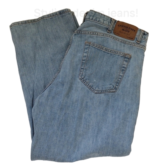 Canyon River Blues Jeans Women's Size‎ 38x30 Blue Relaxed Fit Demin - Picture 1 of 11